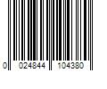 Barcode Image for UPC code 0024844104380