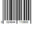 Barcode Image for UPC code 0024844113900