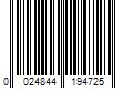 Barcode Image for UPC code 0024844194725