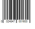 Barcode Image for UPC code 0024847001600