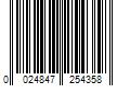 Barcode Image for UPC code 0024847254358