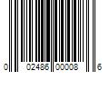 Barcode Image for UPC code 002486000086