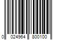 Barcode Image for UPC code 0024964800100