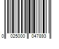 Barcode Image for UPC code 0025000047893