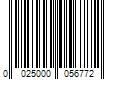 Barcode Image for UPC code 0025000056772