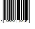 Barcode Image for UPC code 0025000100147. Product Name: Simply Pulp-Free Orange Juice (52 fl. oz., 2 pk.)