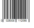 Barcode Image for UPC code 0025008112098