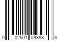 Barcode Image for UPC code 002501043883