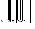 Barcode Image for UPC code 002501044231