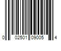 Barcode Image for UPC code 002501090054