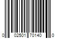 Barcode Image for UPC code 002501701400