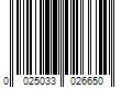 Barcode Image for UPC code 0025033026650