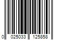 Barcode Image for UPC code 0025033125858