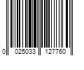 Barcode Image for UPC code 0025033127760