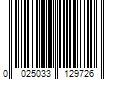 Barcode Image for UPC code 0025033129726