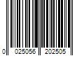 Barcode Image for UPC code 0025056202505