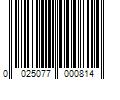 Barcode Image for UPC code 0025077000814