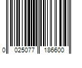 Barcode Image for UPC code 0025077186600