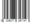 Barcode Image for UPC code 0025077357147