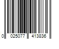 Barcode Image for UPC code 0025077413836