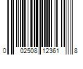 Barcode Image for UPC code 002508123618