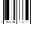 Barcode Image for UPC code 0025094184313