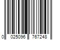 Barcode Image for UPC code 0025096767248