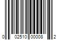 Barcode Image for UPC code 002510000082