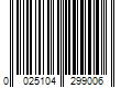 Barcode Image for UPC code 0025104299006