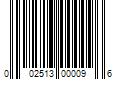 Barcode Image for UPC code 002513000096