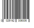 Barcode Image for UPC code 0025192006005