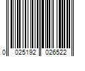 Barcode Image for UPC code 0025192026522