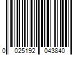 Barcode Image for UPC code 0025192043840