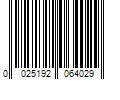 Barcode Image for UPC code 0025192064029