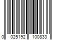 Barcode Image for UPC code 0025192100833