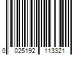 Barcode Image for UPC code 0025192113321