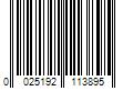 Barcode Image for UPC code 0025192113895