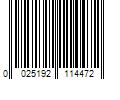 Barcode Image for UPC code 0025192114472