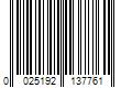 Barcode Image for UPC code 0025192137761