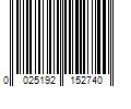 Barcode Image for UPC code 0025192152740