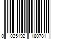 Barcode Image for UPC code 0025192180781