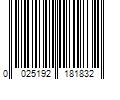 Barcode Image for UPC code 0025192181832