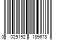 Barcode Image for UPC code 0025192189678