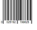 Barcode Image for UPC code 0025192198625