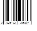 Barcode Image for UPC code 0025192205897