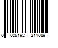 Barcode Image for UPC code 0025192211089