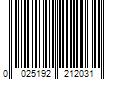 Barcode Image for UPC code 0025192212031