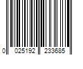 Barcode Image for UPC code 0025192233685