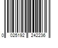 Barcode Image for UPC code 0025192242236