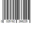 Barcode Image for UPC code 0025192266225